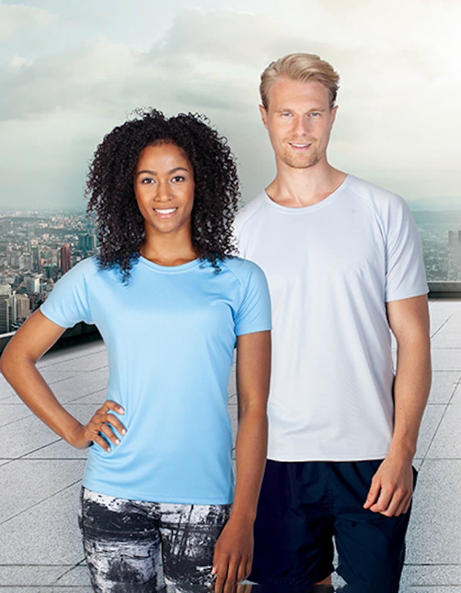 Herensportshirt 'Tech Tee' met korte mouwen White - S