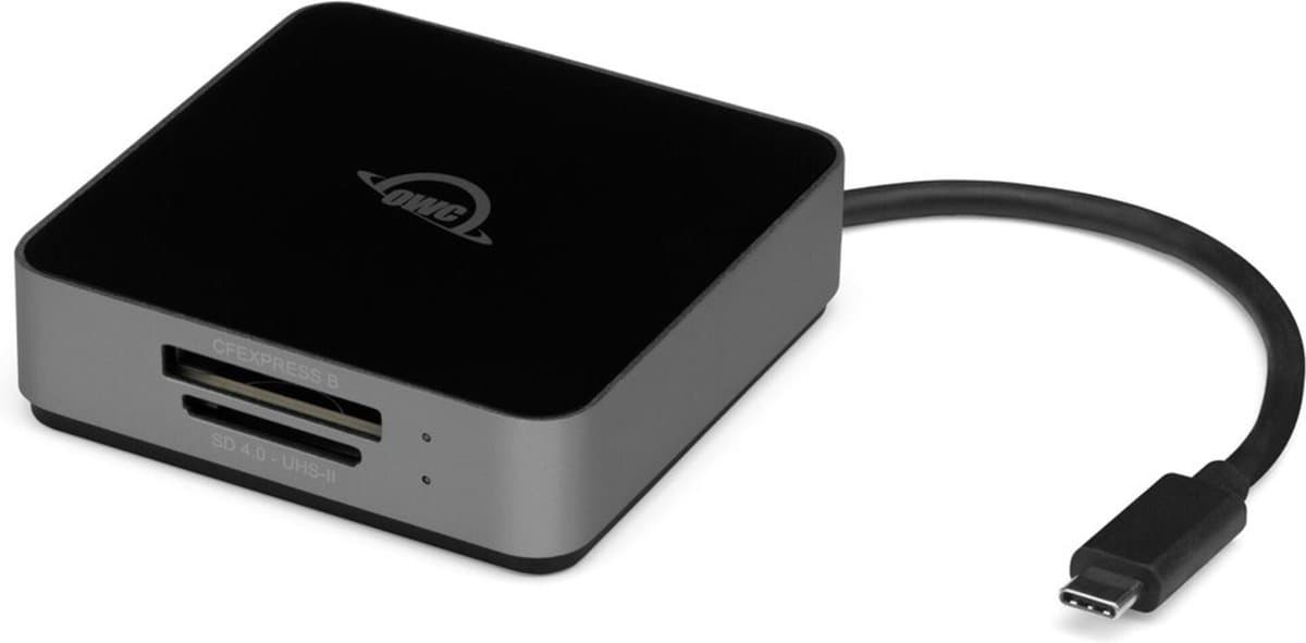 OWC USB-C Dual-slot CFexpress Type B and SDXC UHS-II Card Reader