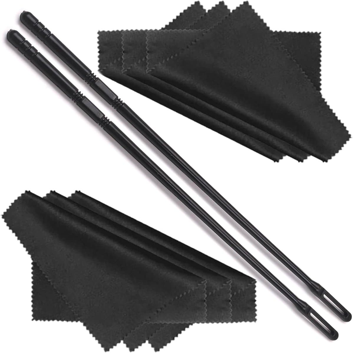 2-piece flute cleaning set, whistle cleaning rod and cloth, whistle cleaning rods, wind instrument cleaning, for - ShopVlot