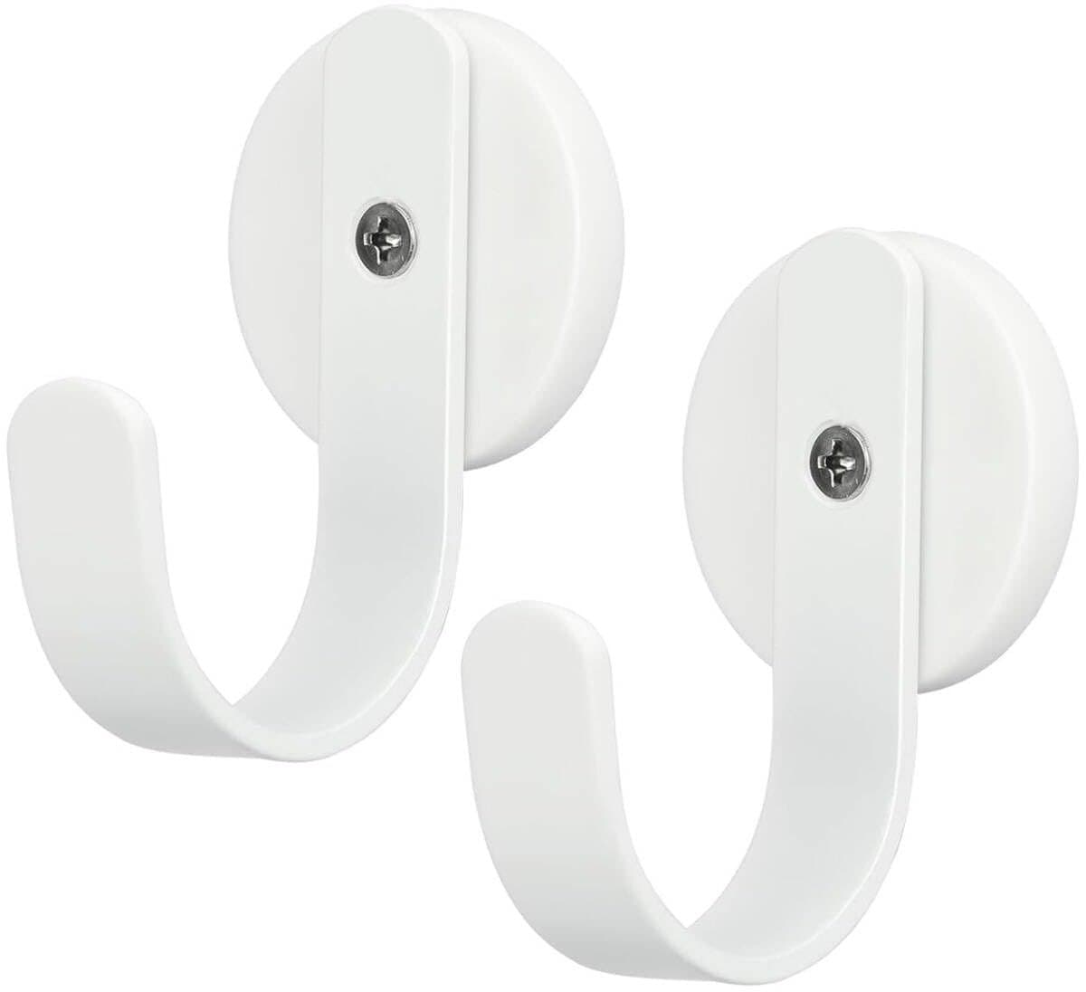 Dailygoods- Kranshanger - Set van 2 Zware Magneten - Magnetische Haken voor Koelkast - Kerstdecoratie - Geschikt voor IJzeren Deuren - Trekkracht van 15 kg - Magnetische Haak