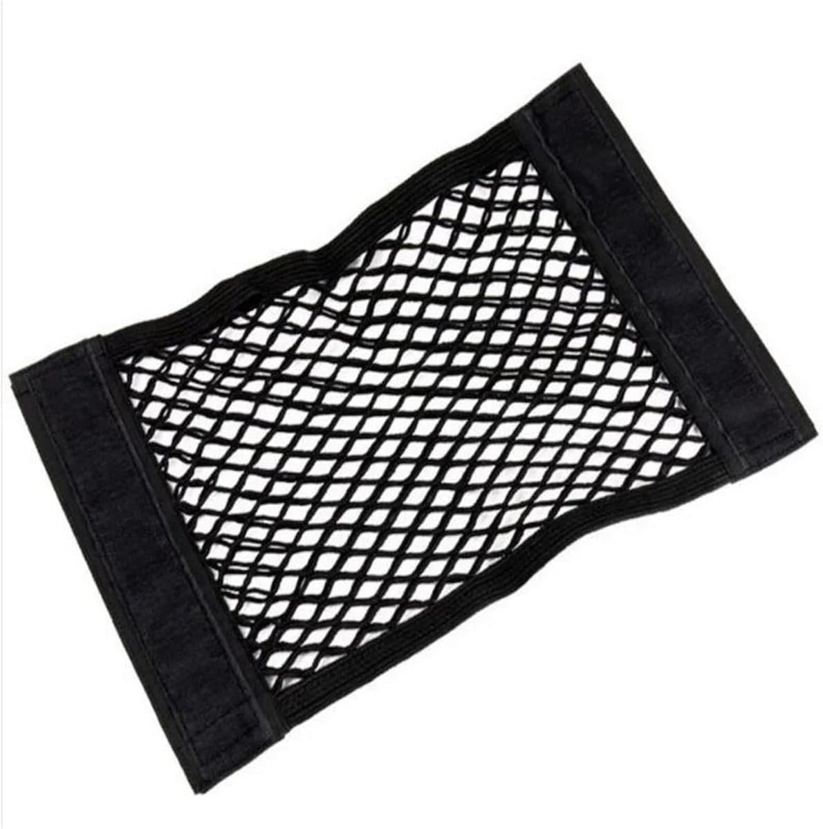 Kofferbak Opbergnet - Bagage Organizer - Auto Organiseren - Elastisch Gaas - 35x25 cm - Zwart