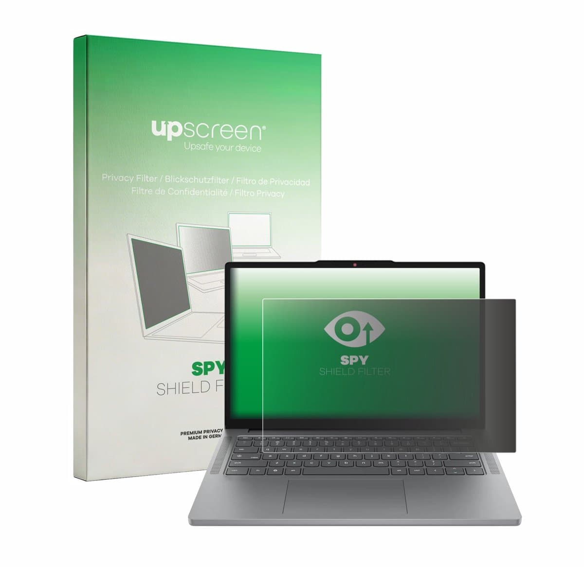 upscreen - privacyscherm voor Lenovo Chromebook m Gen 11 14" - privacy filter screenfilter Blauwlichtfilter