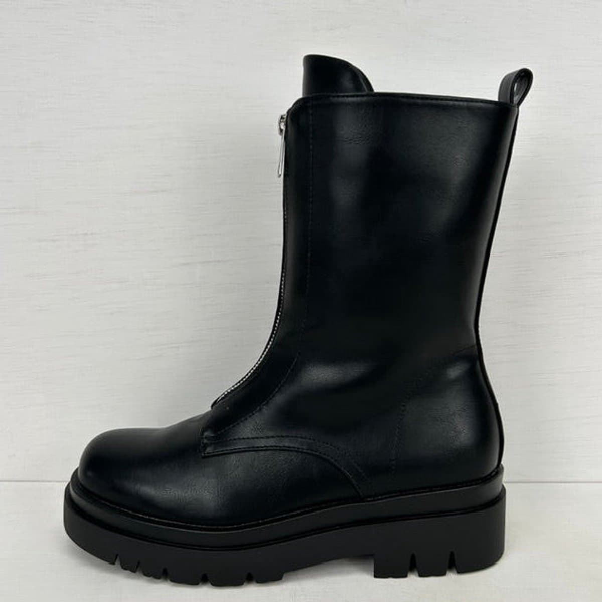 Geweldige boots met rits zwart Zwart / 39