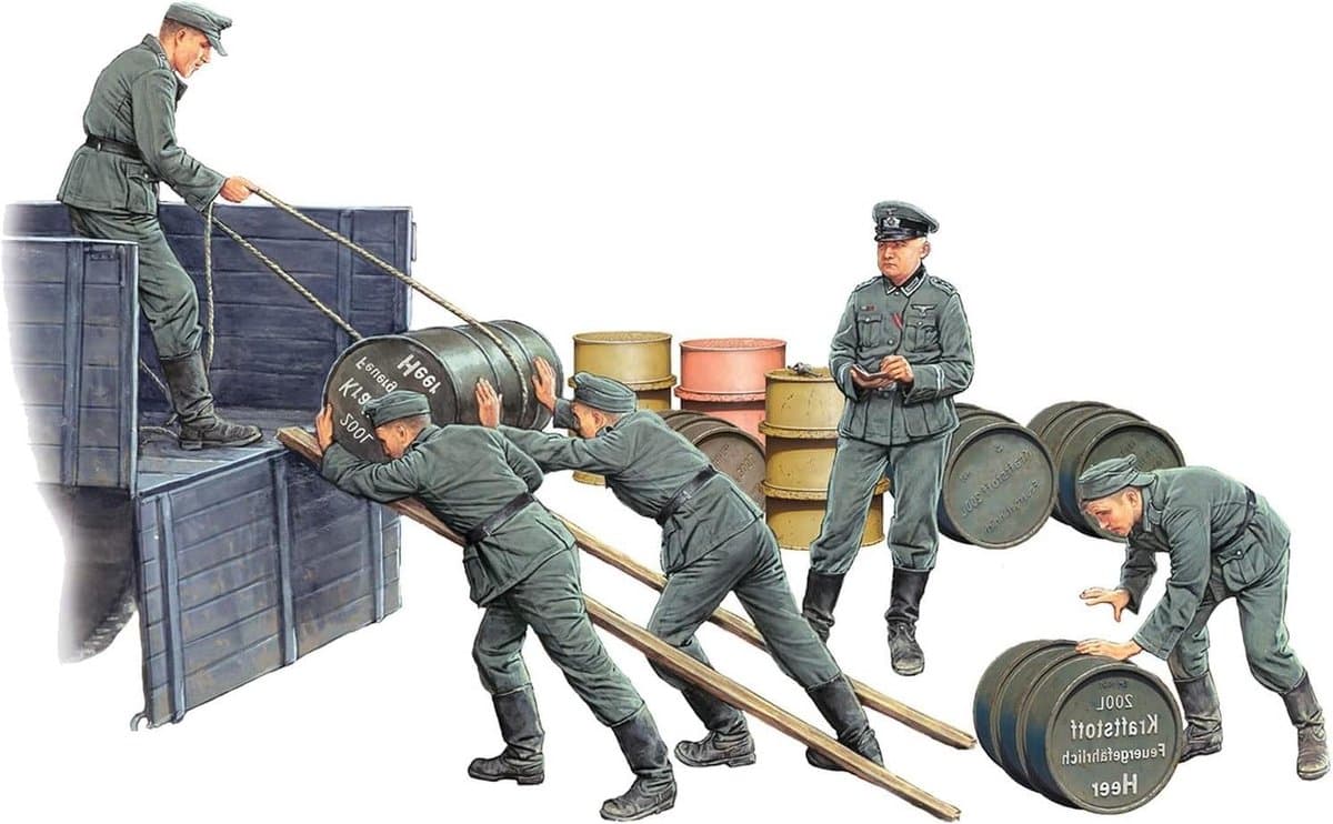 Schaalmodel Kit - Modelbouw Set - Verzamelen en Hobby - Gedetailleerde Figuren - 1:35 Schaal - Gegoten Kleur