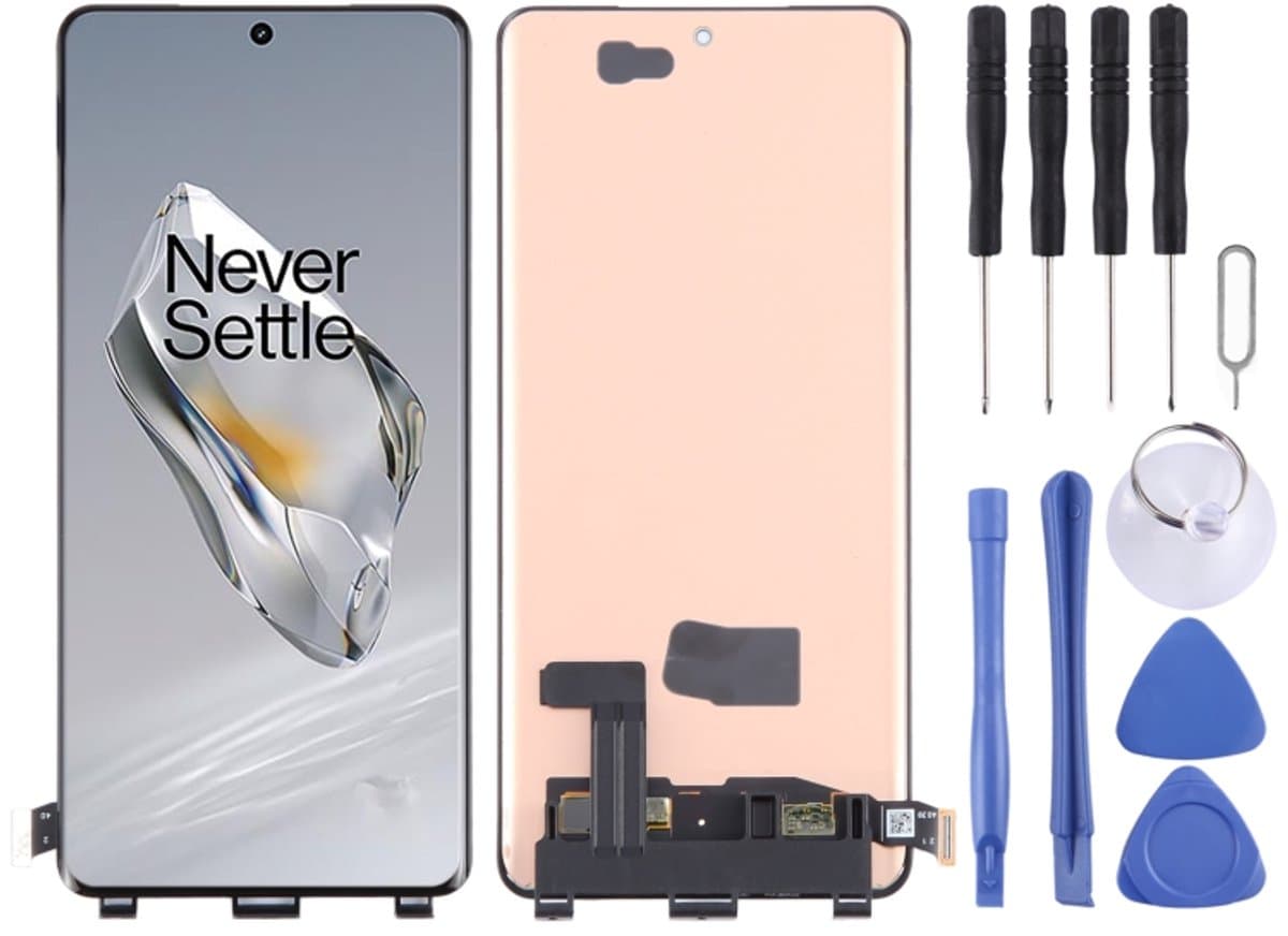Voor OnePlus 12 PJD110 AMOLED LCD-scherm met Digitizer volledige montage (zwart)
