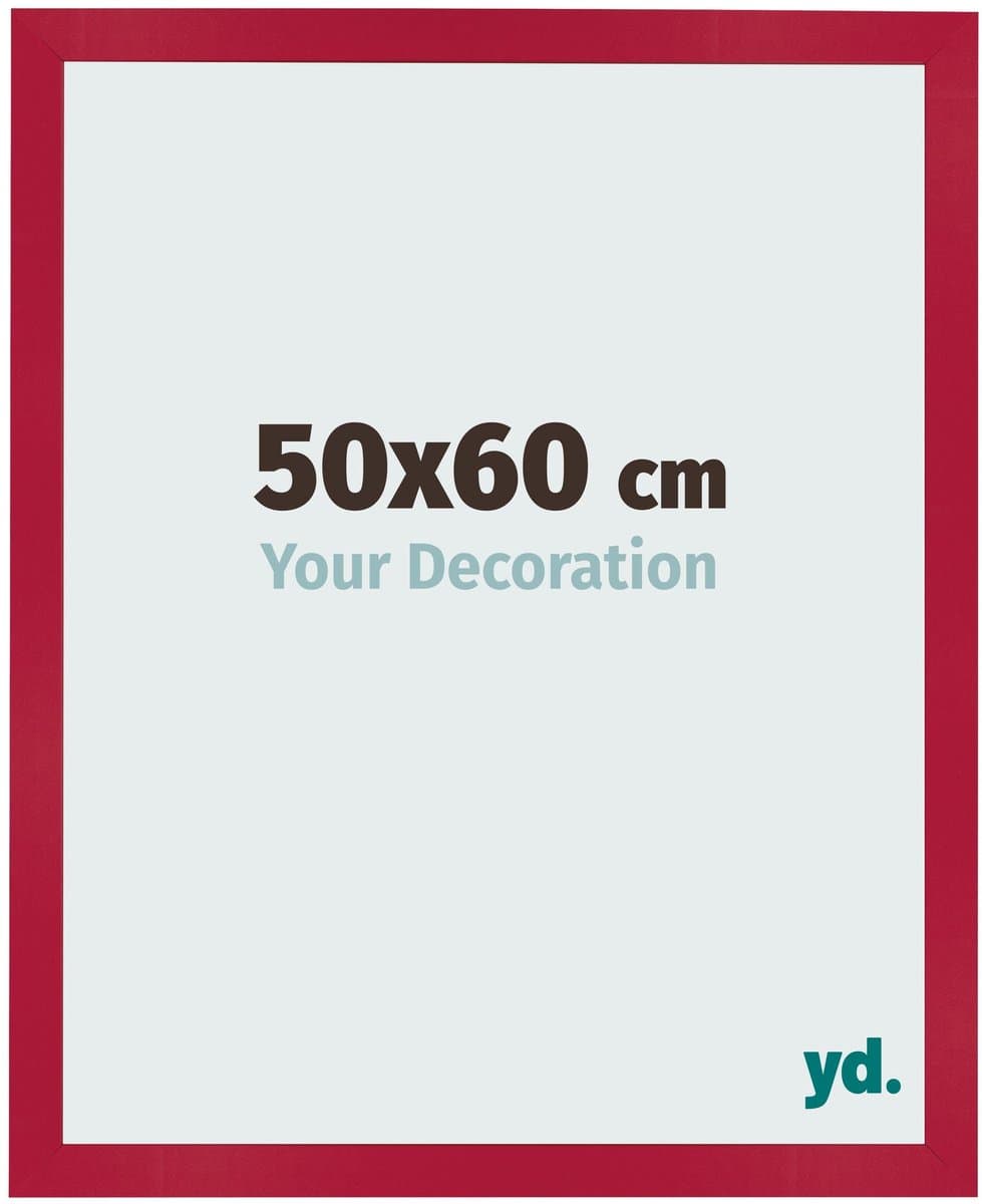Your Decoration - Fotolijst 50x60 cm - MDF - Rood - Bologna