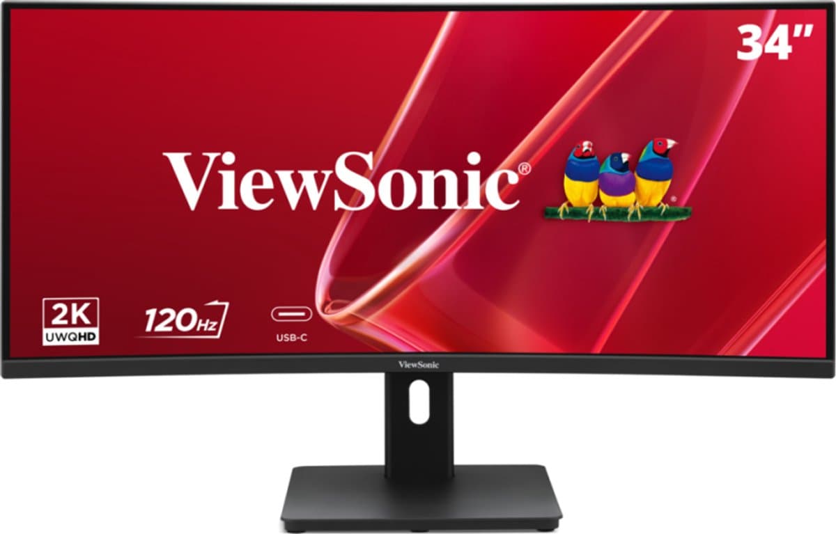 Viewsonic VA VA3420C-2 computer monitor 86,4 cm (34") 3440 x 1440 Pixels UltraWide Quad HD LED Zwart