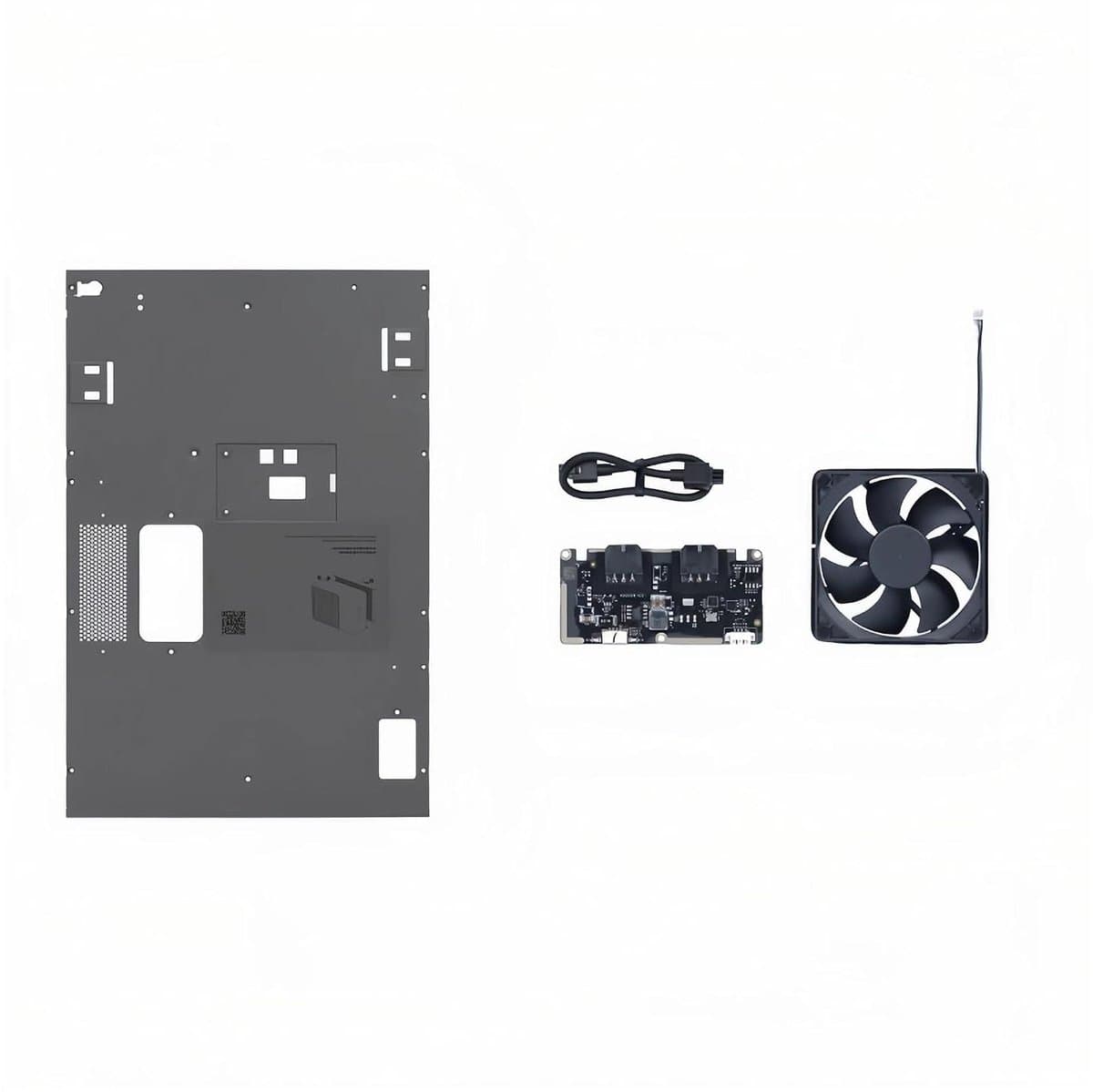 Uitlaat Ventilator Kit - Ventilator Upgrade - 3D Printer Onderhoud - Specifieke Compatibiliteit - 1x1x1 cm - Zwart