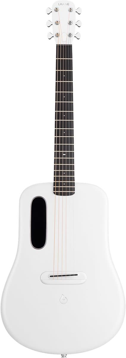 LAVA ME 4 Carbon 38 White – Smart Gitaar met SHARC-processor, FreeBoost™ & Space Bag