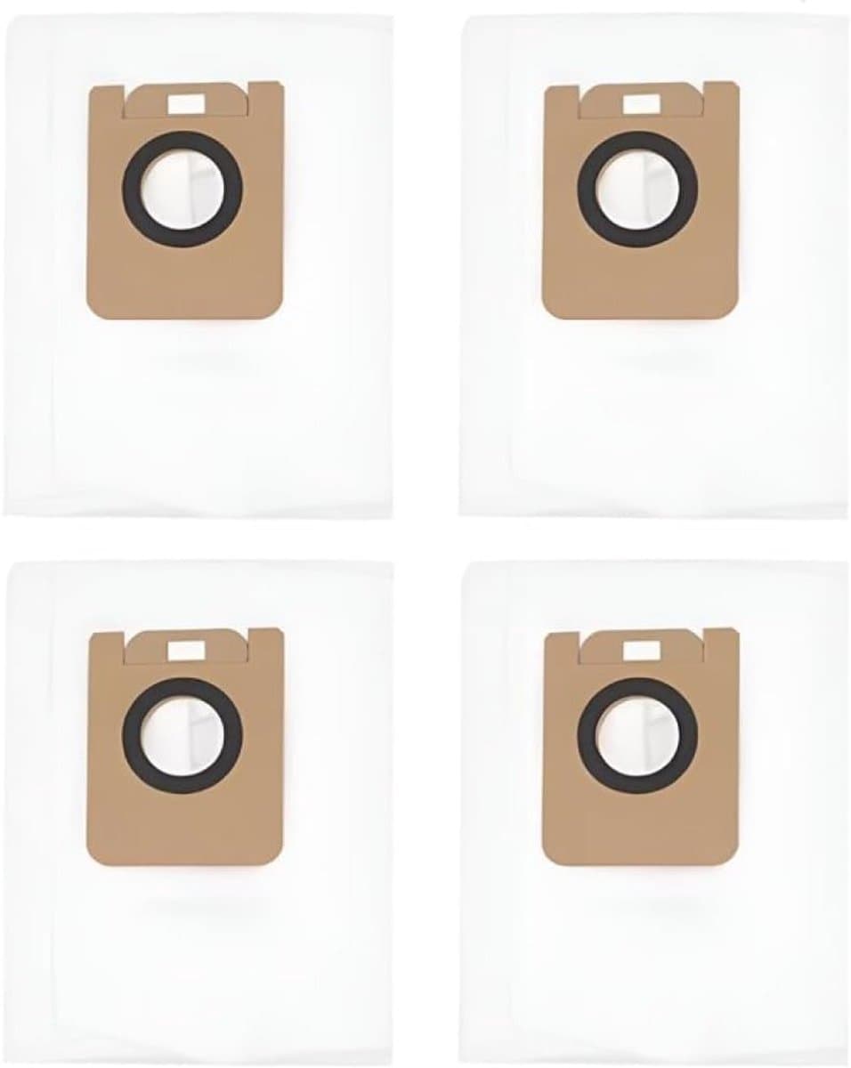 4x Stofzuigerzakken compatibel met Dreame Z10 Pro / L10 Plus - Stofzak - ShopVlot