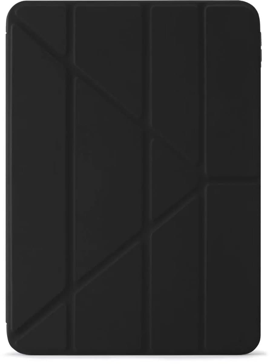 Pipetto Origami No1 Original hoesje iPad Pro 13 (M4) – 5-in-1 Standposities – Schokabsorberend en Schokbestendige Constructie – Ondersteunt Apple Pencil 2 en USB-C-compatibele Apple Pencil - Zwart
