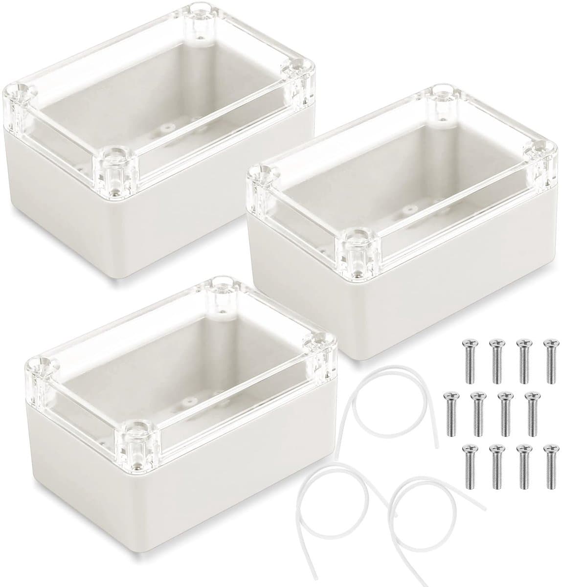 Dailygoods - Elektrische Aansluitkast voor Buiten, Set van 3