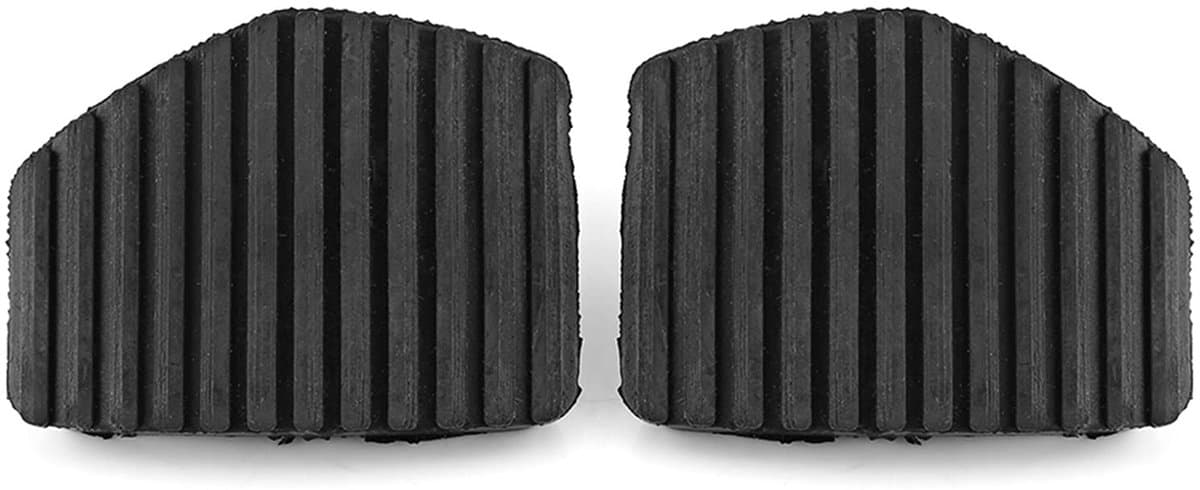 Dailygoods- Koppeling Rempedaal Cover - Antislip Rubber - Duurzaam en Stevig - Eenvoudig te Installeren - Bescherming voor Peugeot/Citroen - 1 Paar - Pedaalrubber