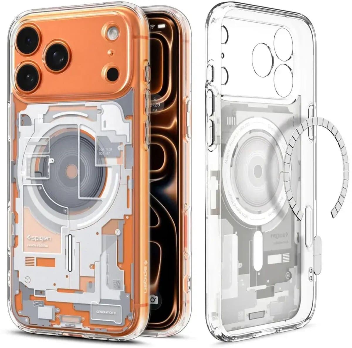 Spigen Ultra Hybrid Magsafe Case Voor Iphone 17 Pro Zero One Bescherming