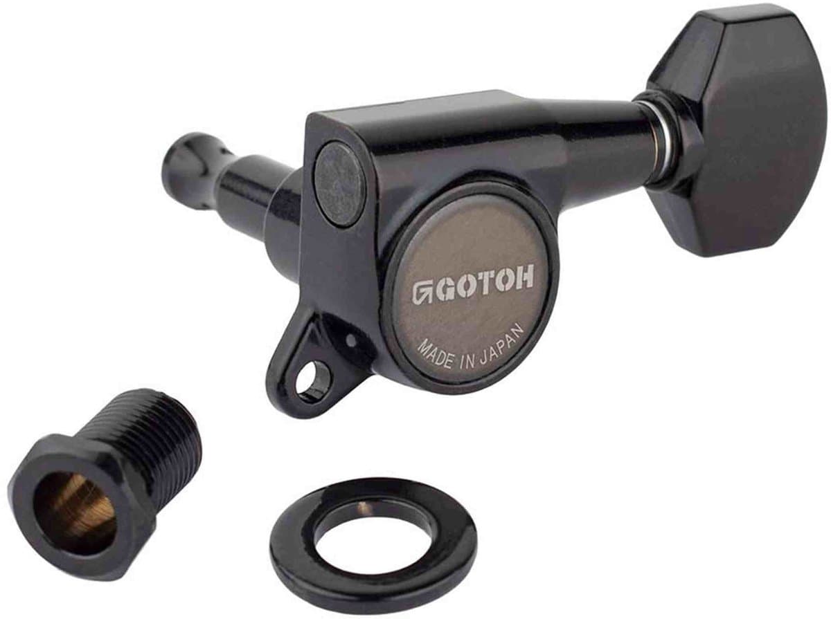 Gotoh GTH13841 SG381 stemmechanieken met 07 knoppen, 6L, cosmo zwart