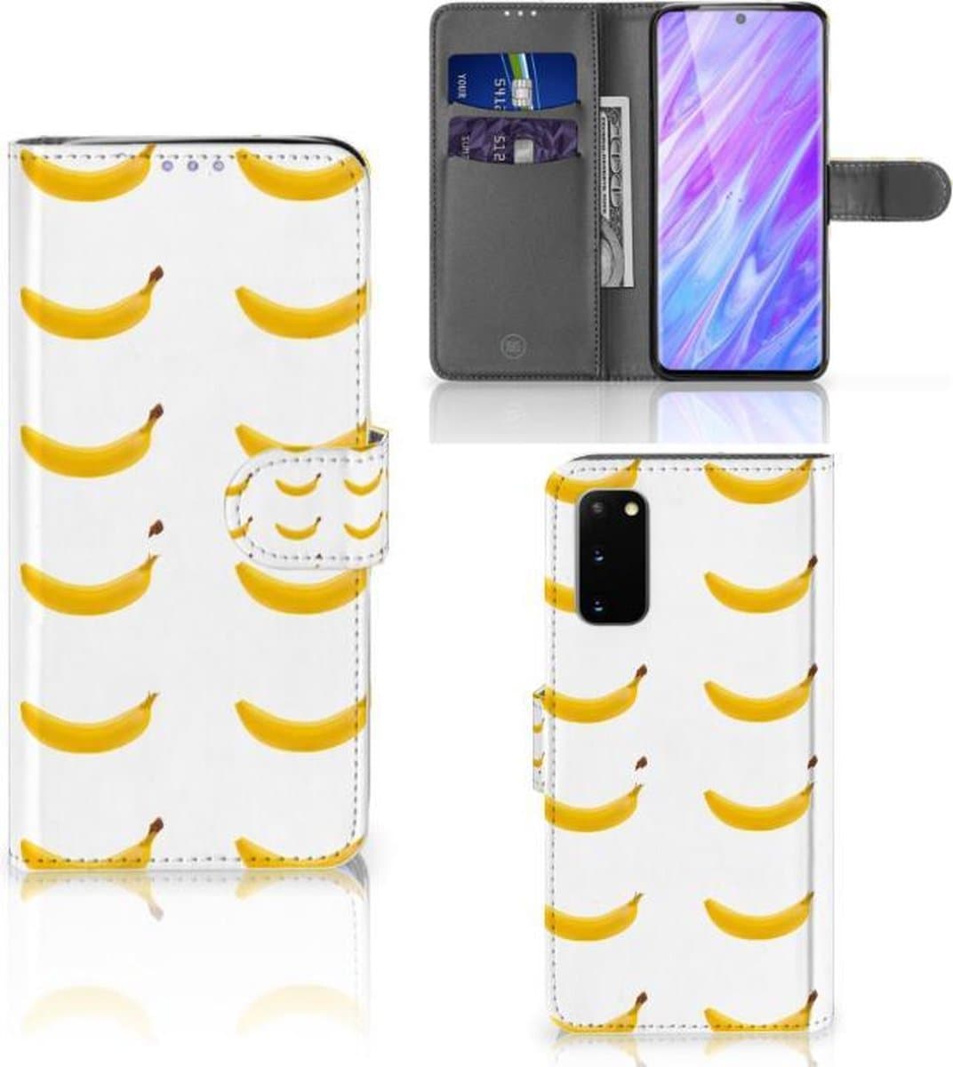 Samsung Galaxy S20 Book Cover Banana