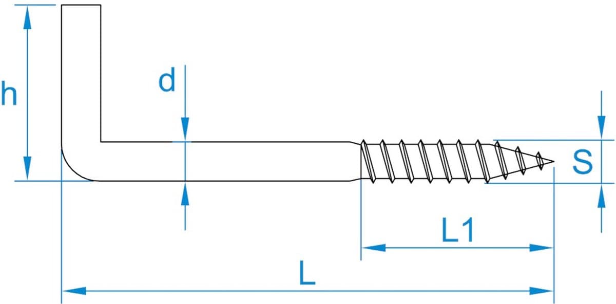 Gebuvolco Schroefduim Verzinkt - 2.65x30x14mm