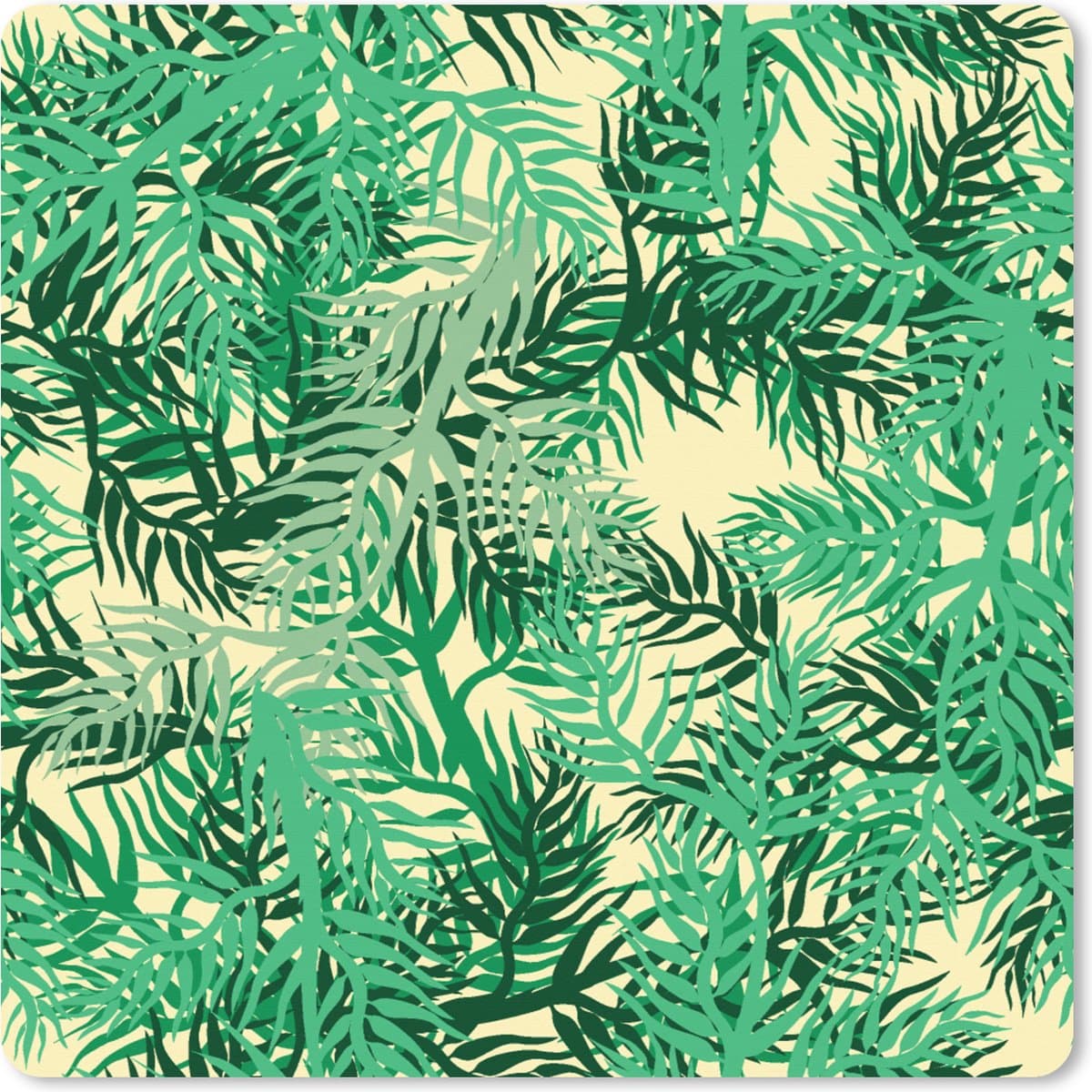 Muismat XXL 40x40 cm - Bureau onderlegger - Bureau mat Jungle - Patronen - Camouflage - Bureaumat - Gaming mousepad xl - Bureaulegger groot - Computer deskmat
