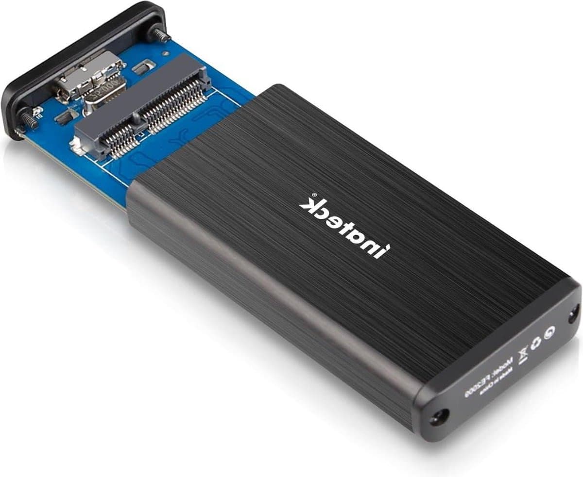 USB 3.0 M50 mSATA aluminium SSD behuizing adapter case - Ondersteunt UASP - met USB 3.0 datakabel - voor M50 mSATA SSD