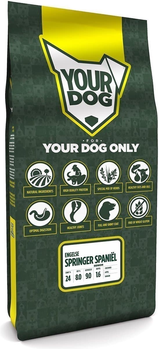 Yourdog Engelse springer spaniël - Hondenbrokken - Senior - 12 kg