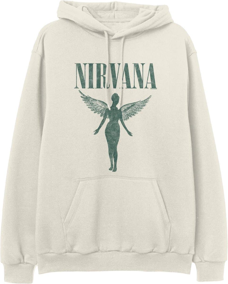 Nirvana Angel Heren Trui met capuchon - beige - XL