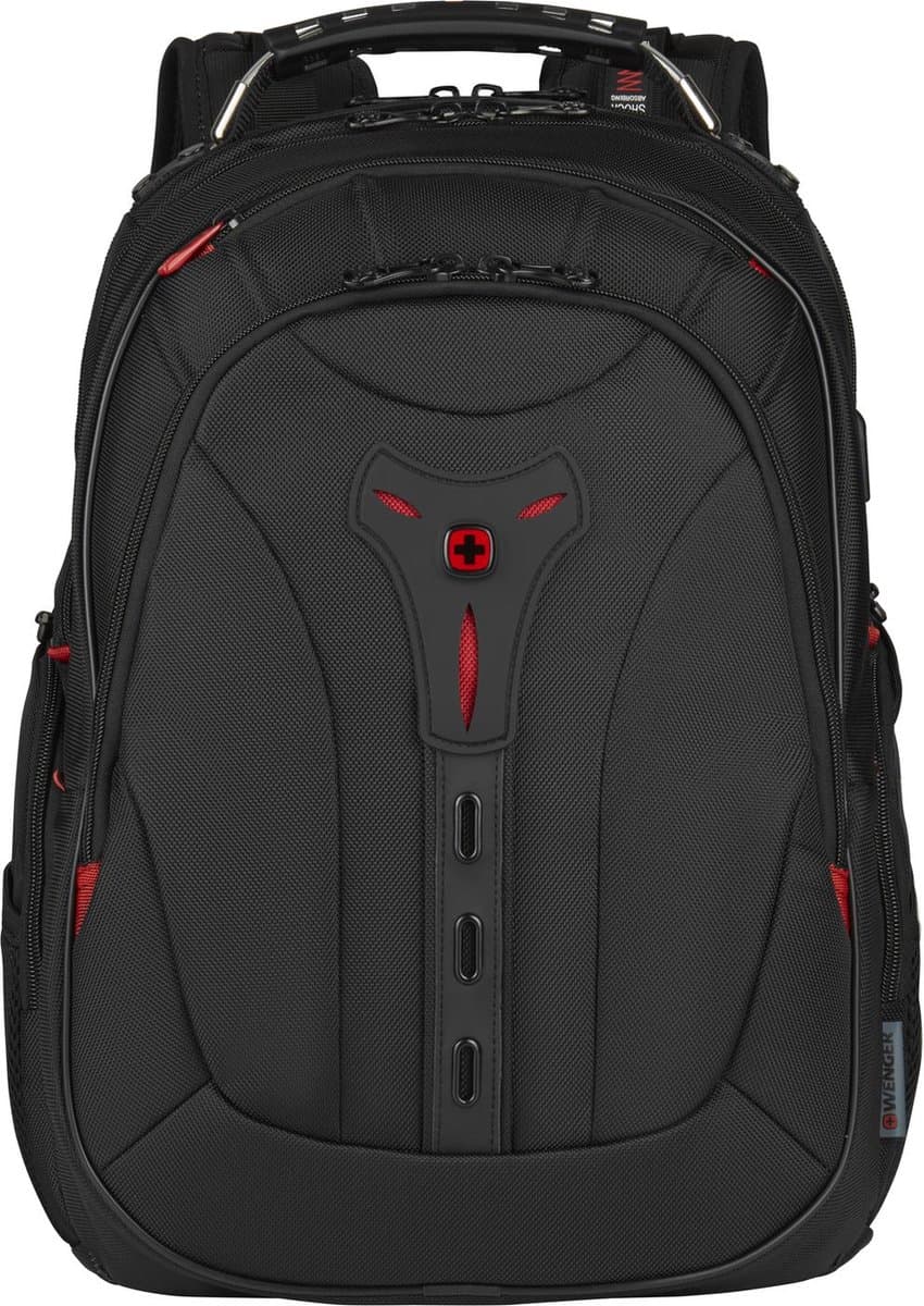WENGER Laptop rugzak Rugzak met laptopvak Pegasus Deluxe 16'' Computer Backpack 25L Black Zwart