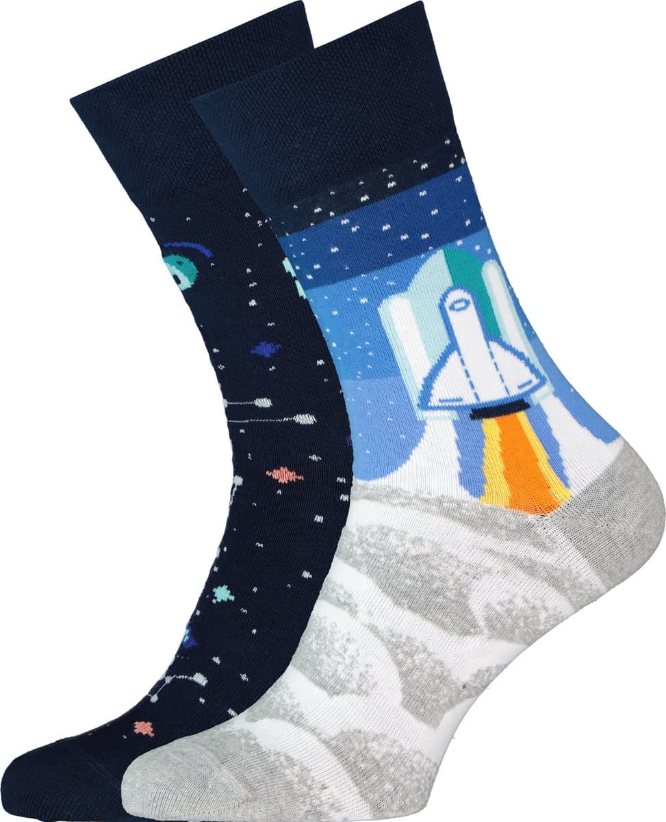Many Mornings unisex sokken Space Trip - Unisex - Maat: 39 - 42