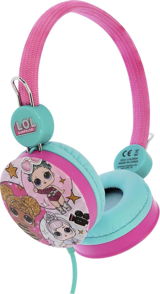 Lol Surprise - kinder koptelefoon - volumebegrenzing - verstelbaar (3-8j)
