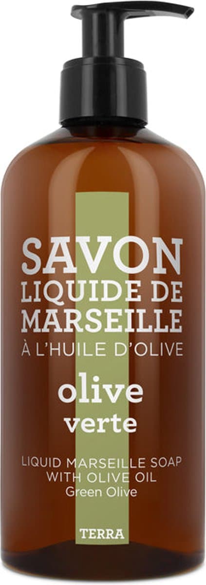 Terra - Handzeep 'Marseille' (Green Olive, 500ml)