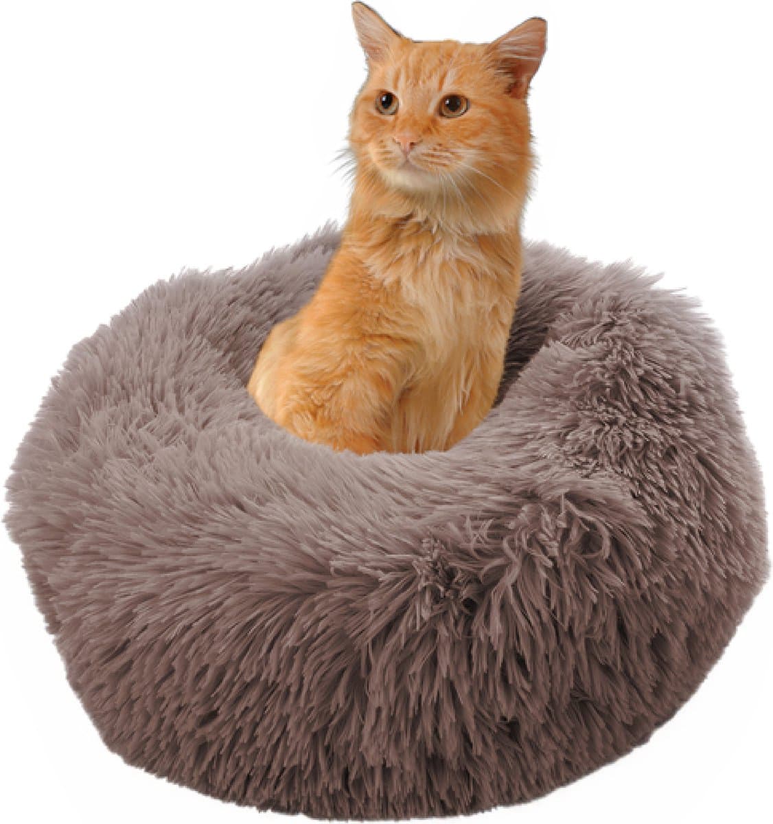Paco - Honden- en Kattenkussen - 40cm - Beige - Zacht, Wasbaar & Praktisch