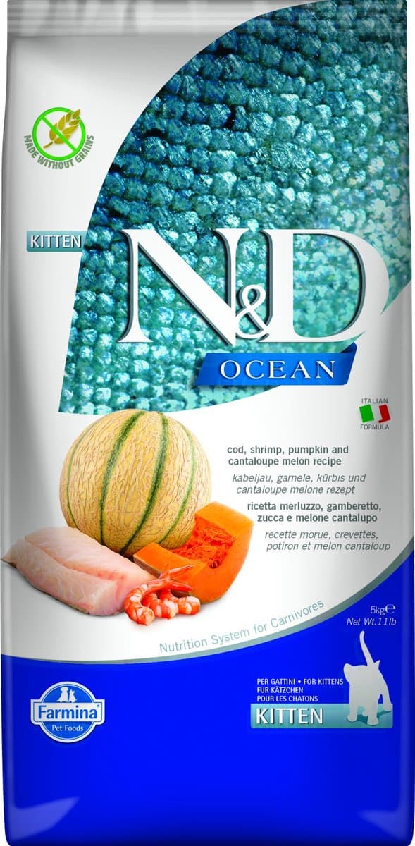 Farmina N&D Ocean Kitten - Cod - 5 kg