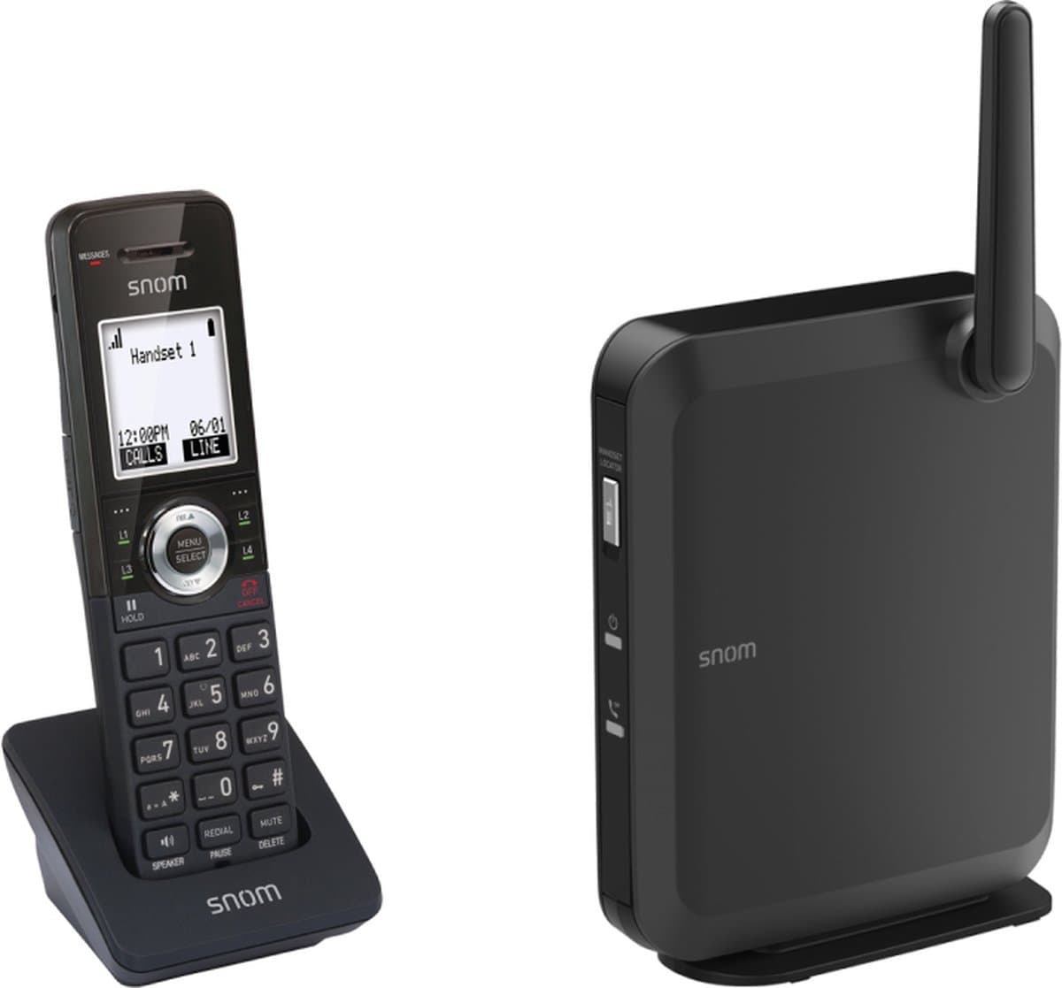 Snom 110 SC DECT Bundle DECT-telefoon Nummerherkenning Zwart