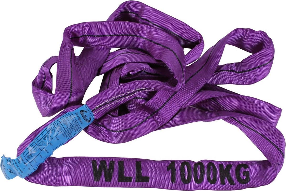 Rondstrop - Werklast van 1 Ton - 2 meter lang - Torso