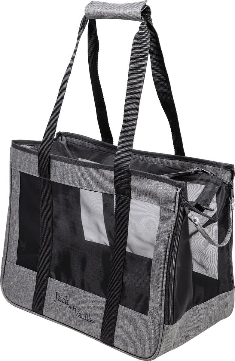 Jack And Vanilla - Draagtassen - Travel Draagtas - Grijs/zwart - L 43/2028 - 182834