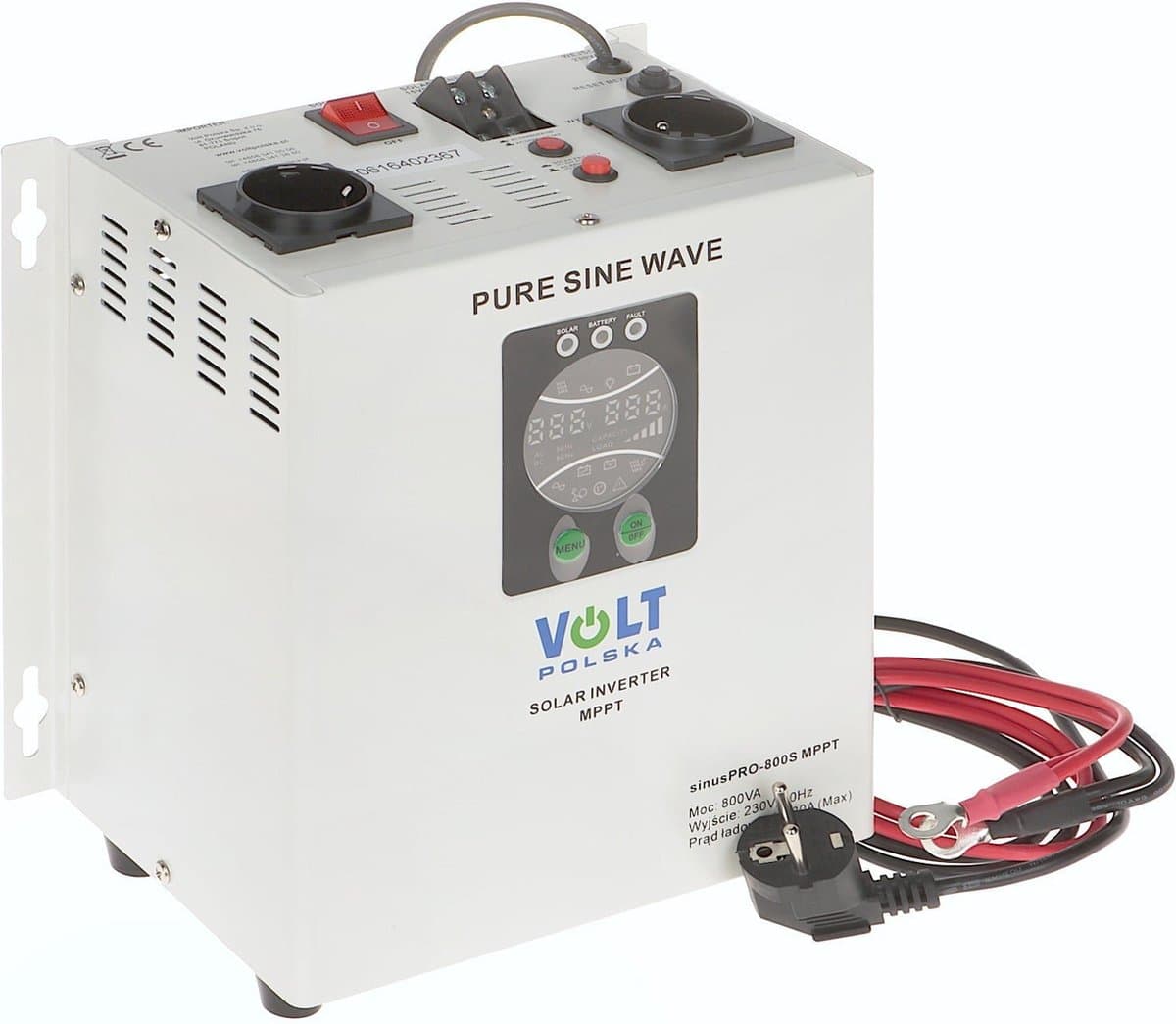 WL4 MPPT-230-800-W MPPT laad controller voor zonnepaneel met omvormer 12VDC naar 230VAC maximaal 800Watt