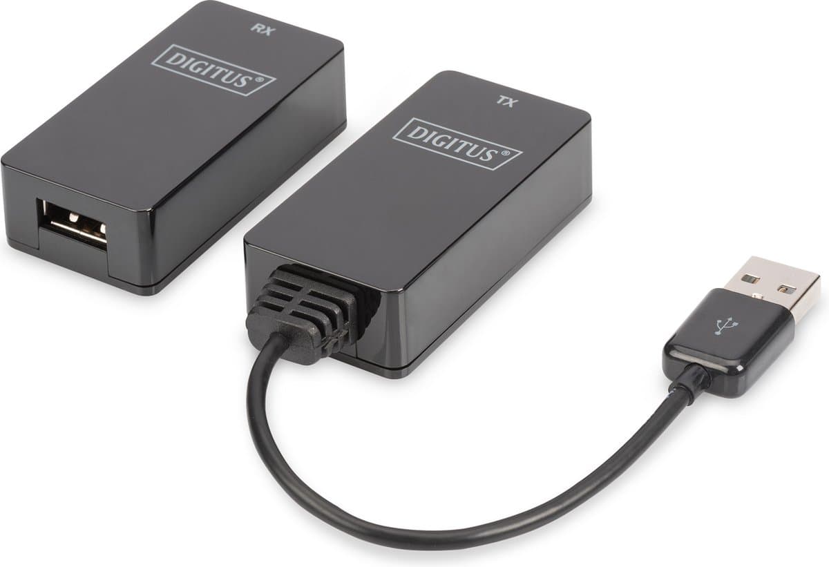 Digitus DA-70139-2 Extender (verlenging) USB-A 1.1 Via netwerkkabel RJ45 45 m