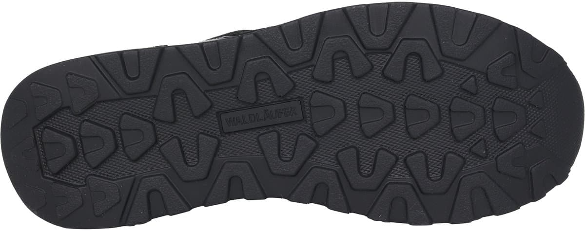 Waldläufer Hiroko - dames sneaker - Zwart - maat 39 (EU) 5.5 (UK)