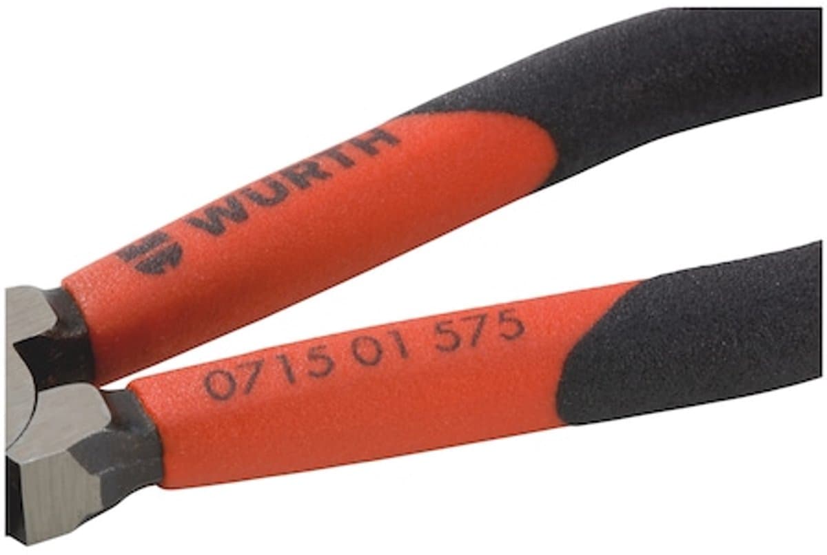 Wurth - Zijkniptang pvc antislipgreep - Zijkniptang DIN ISO 5749