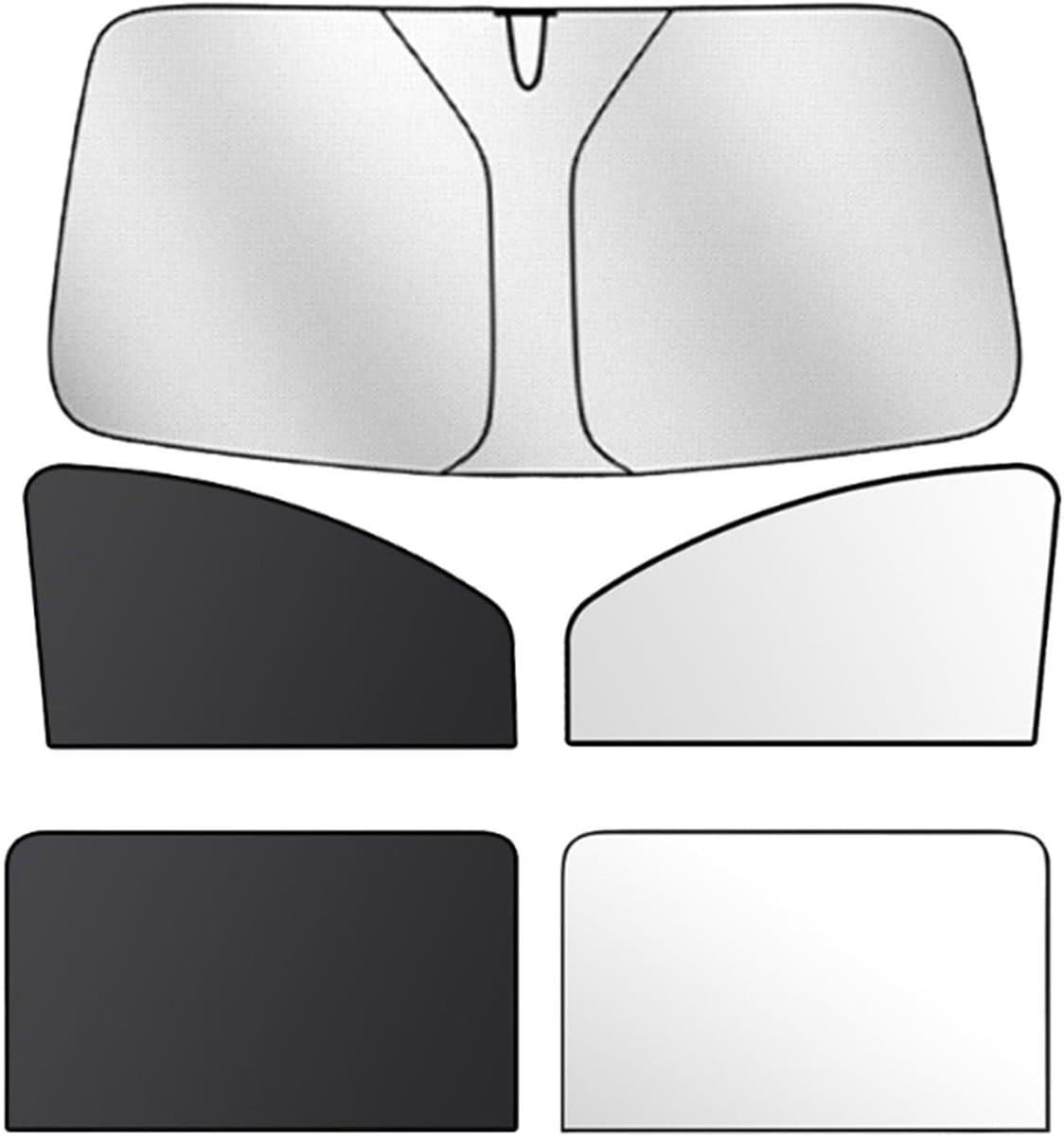 Autoraamhoezen - Zonwering Magnetisch - Bescherming Tegen Zon - Warmte Reflecterend Materiaal - 1063 Inch - Zilver