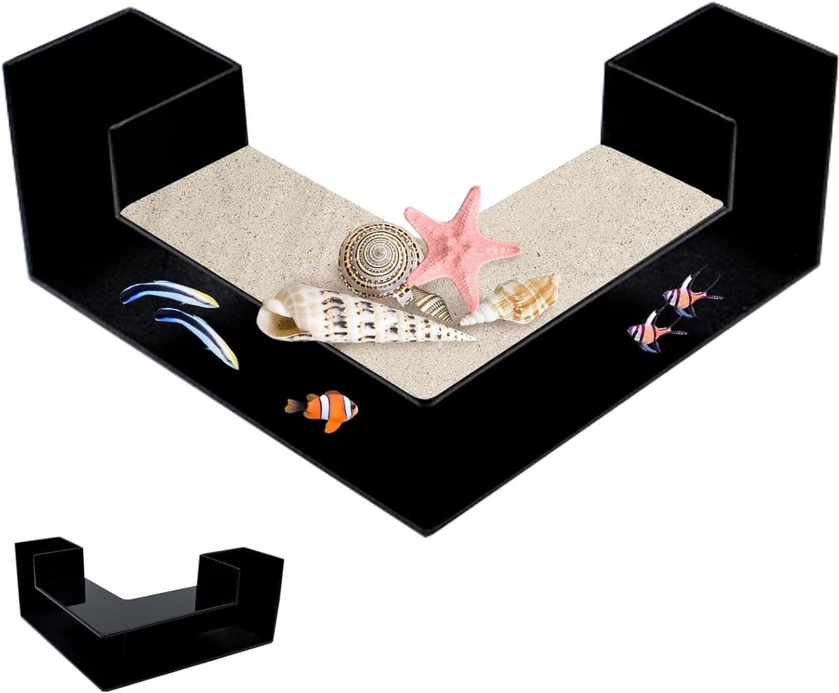 Tunneldecoratie voor Aquariums, Hoekaccessoire voor Garnalen, Betta en Krabben - Onderwater Schuilplaats en Aquatische Ornamenten voor een Prachtig Onderwaterlandschap
