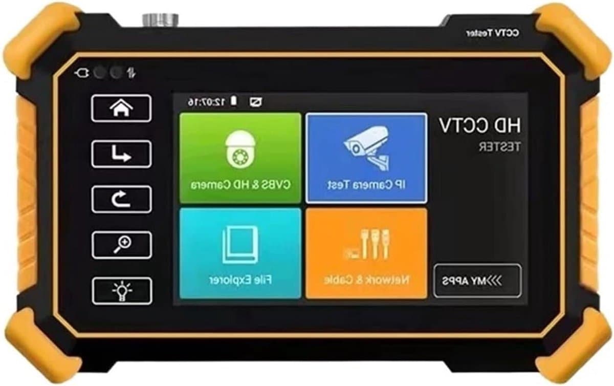 CCTV Tester - IP Camera Monitor - Beveiligingsinstallatie - 8K H.265 Test - 4 Inch IPS - One Color