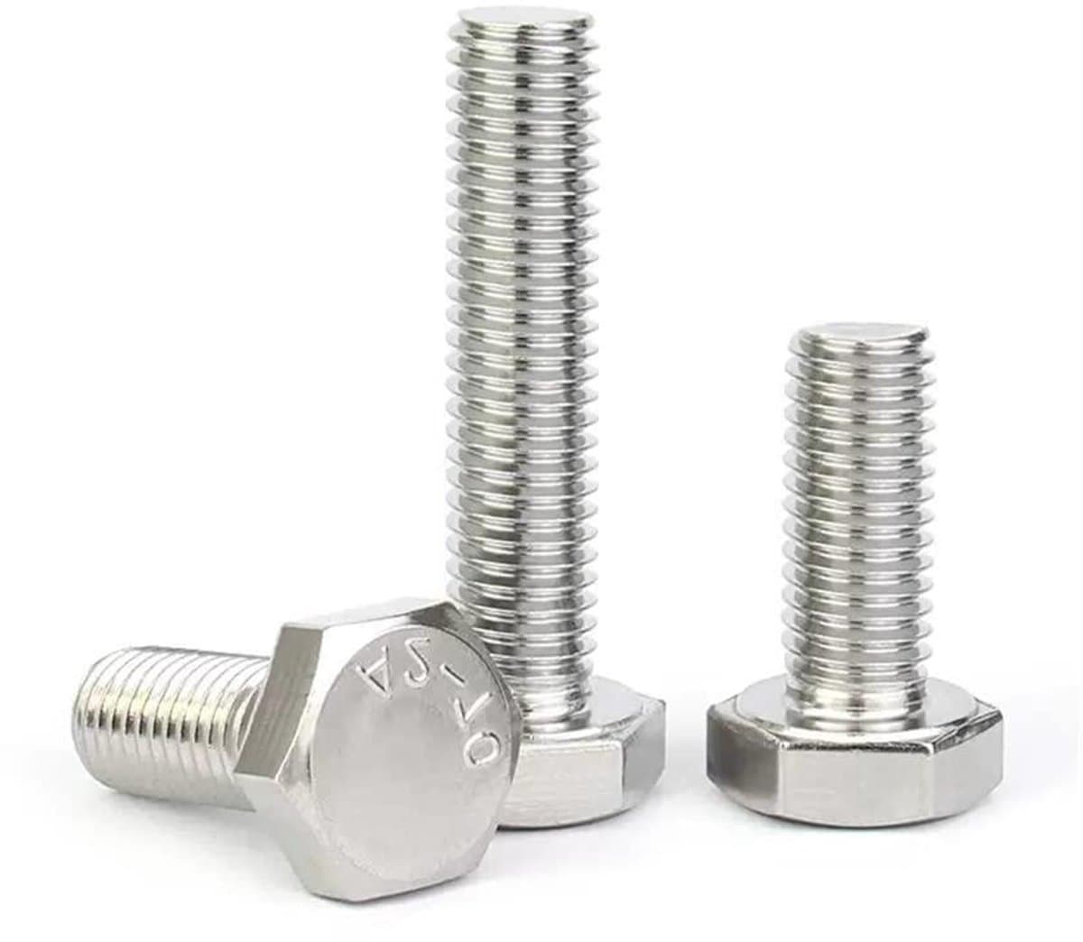 Zeskantbouten - Zeskant schroeven - Bevestigen van onderdelen - 304 Roestvrij staal - 10#-32 x 1-3/4" - Zilver