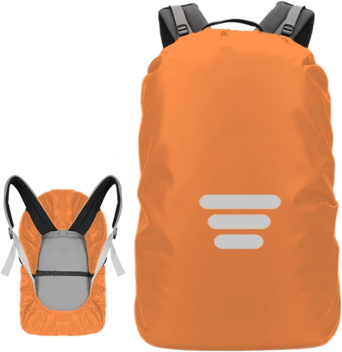 Waterdichte Rugzak Beschermhoes met Reflecterende Band, Verstelbare Antislipriem voor Regen en Sneeuw, Ideaal voor Outdoor Activiteiten en Reizen