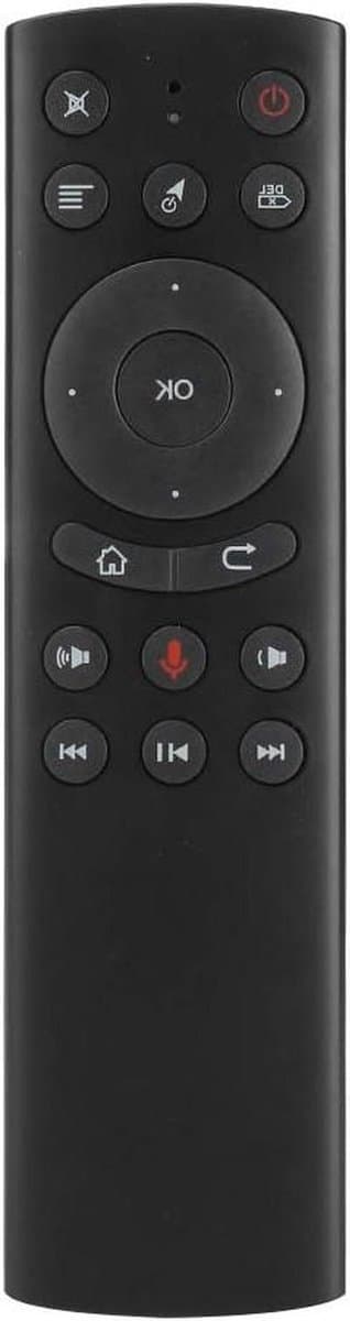 Draadloze Afstandsbediening - Luchtmuis Keyboard - Smart TV Bediening - Ingebouwde Gyroscoop - 10 Meter Bereik - Zwart