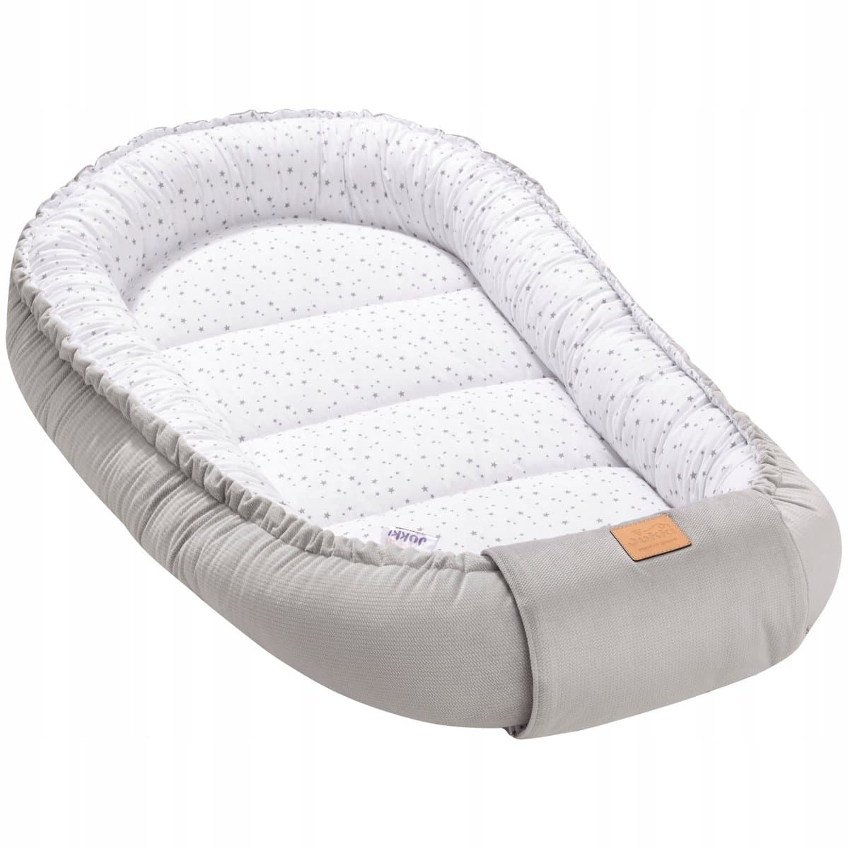 Jukki XXL Babycocon 65x120cm Fluweel & Katoen - Twinkle Stars