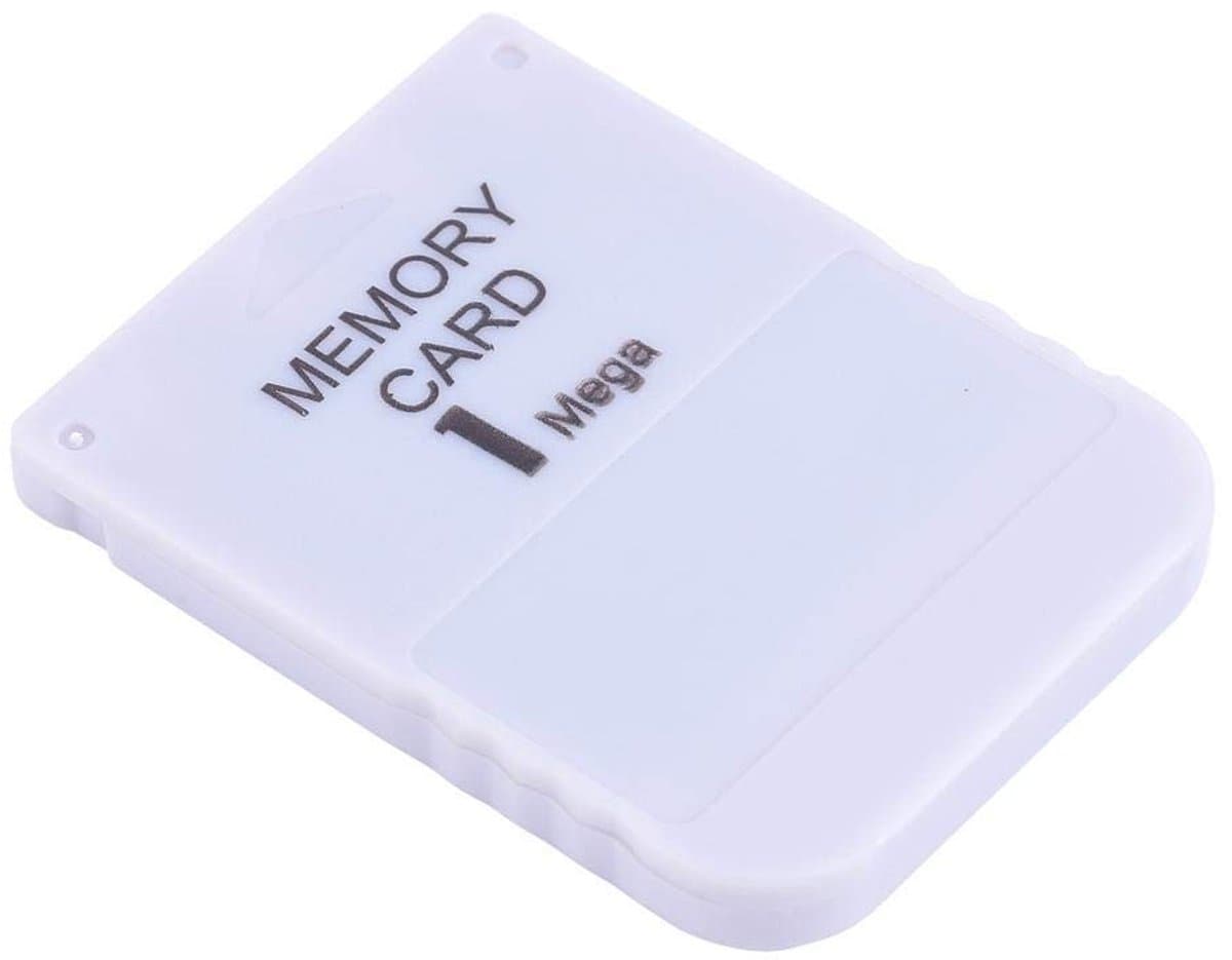 Allecto - PS1 Geheugenkaart - 1 MB - Onmisbaar voor iedere gamer - Wit - Compatibel met PlayStation Games - Altijd je voortgang bewaren
