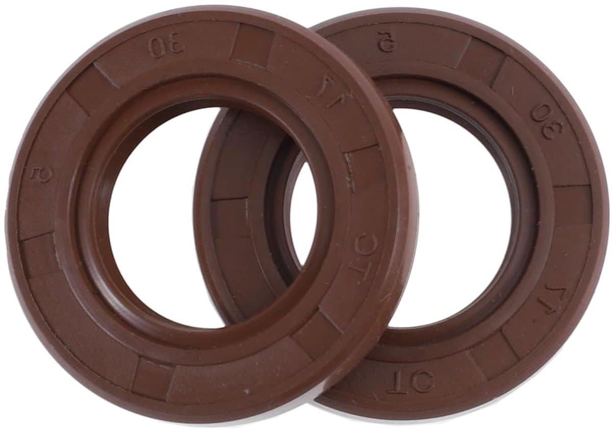 Universele TC afdichtingsring voor roterende assen, hoge druk rubberen olieafdichting 17 x 30 x 5 mm, 2 stuks, geschikt voor diverse toepassingen