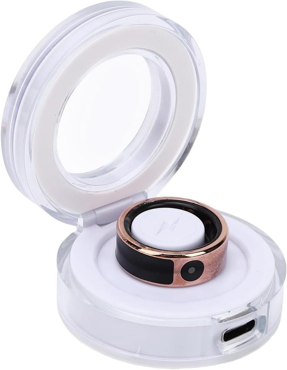 Slimme Ring - Fitness Tracker - Gezondheid Monitoren - 5ATM Waterdicht - 12# - Zwart