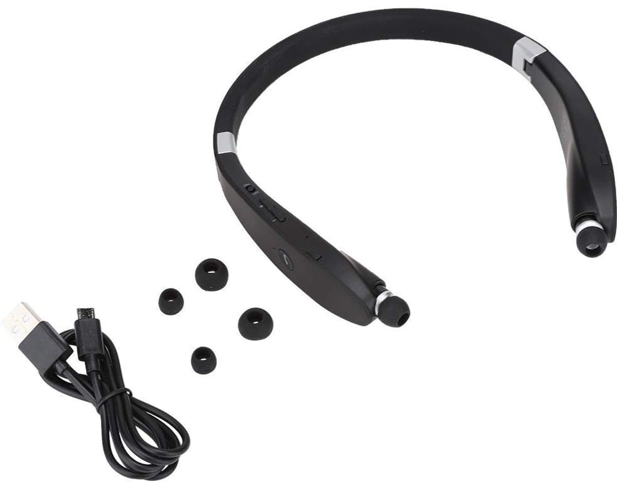 Dailygoody - Bluetooth Headphones - Draadloze Hoofdtelefoon - Noise Cancelling - Zwart - Oordopjes met Microfoon - Geschikt voor Volwassenen - SX-991