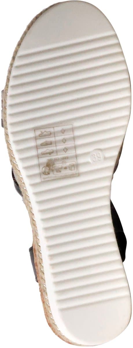 Sandalen met sleehak en bandjes